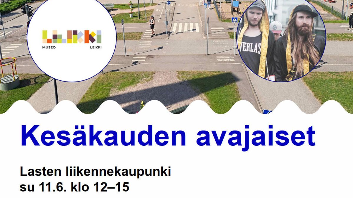 kesäkauden avajaiset kuvassa näkyy katujen ja suojatien kuvaa.