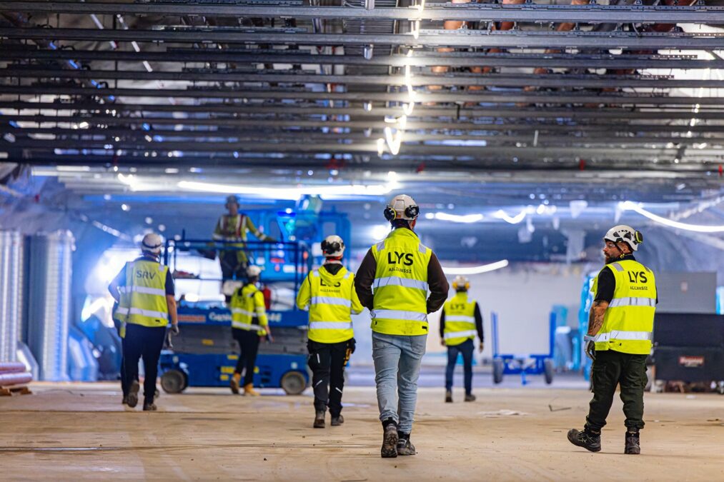 Laakson maanalaiset tilat , parkkihalli, kuva otettu syyskuussa 2025.