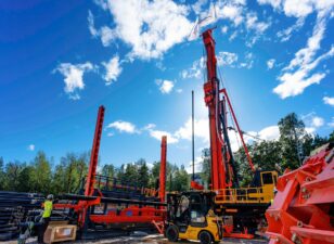 Laakson geokaivotyömaa syyskuu 2025