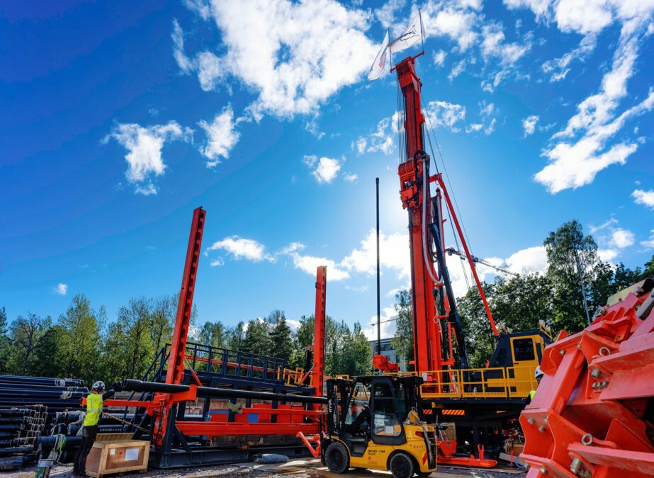 Laakson geokaivotyömaa syyskuu 2025